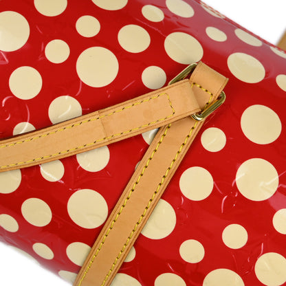 Louis Vuitton Yayoi Kusama 2012 Red Vernis Dot Infinity Papillon Handbag M91425
