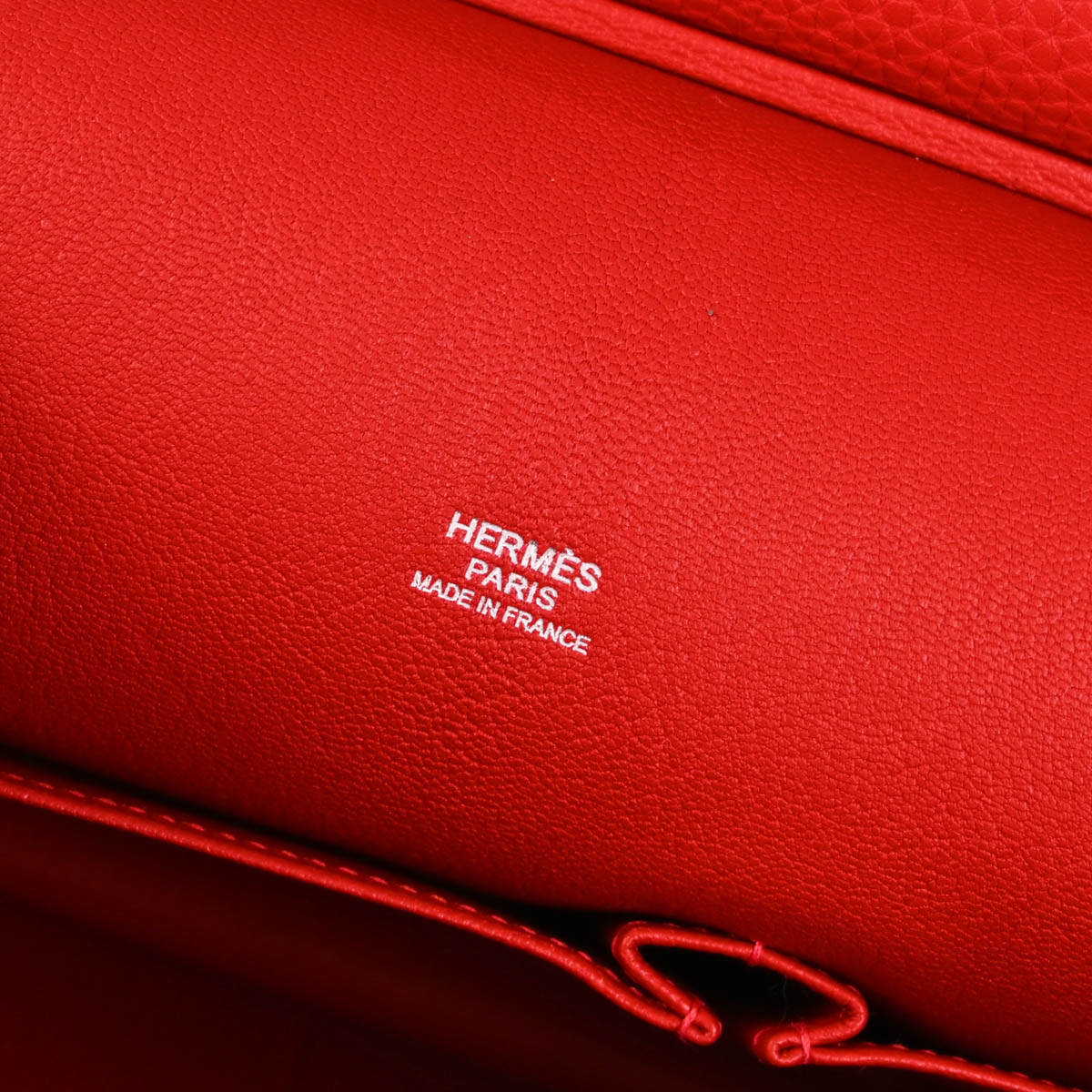 Hermes 2013 Red Taurillon Clemence Jypsiere 31 Shoulder Bag