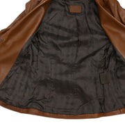 Loewe Single Breasted Jacket Brown Lambskin #38