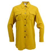 Hermes Shirt Blouse Yellow #40