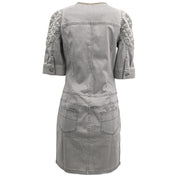 Louis Vuitton Denim Dress Gray #40