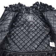 Chanel 2009 Zip Up Hooded Jacket Black #36