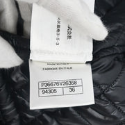 Chanel 2009 Zip Up Hooded Jacket Black #36