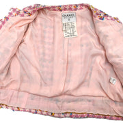 Chanel 1994 Collarless Jacket Pink #42