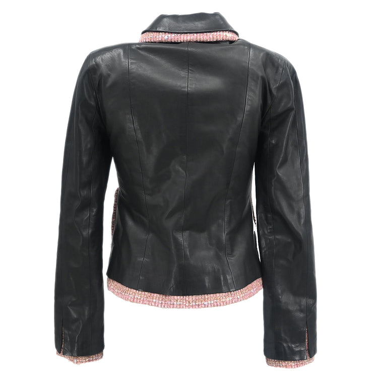 Chanel 2003 Zip Up Jacket Black #36