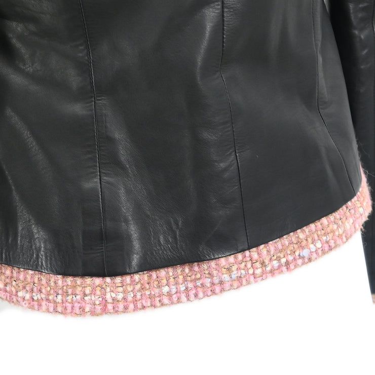 Chanel 2003 Zip Up Jacket Black #36