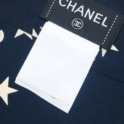 Chanel 2008 Blouse Shirt Star Black #34