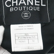 Chanel 1998 Single Breasted Jacket Black #38