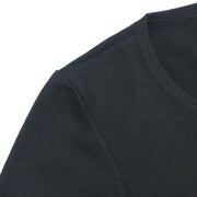 Chanel 1995 Short Sleeve Sweater Knit Top Black #38