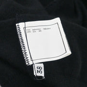 Chanel 1995 Short Sleeve Sweater Knit Top Black #38