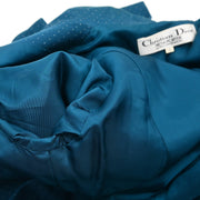 Christian Dior Setup Suit Jacket Skirt Blue #7