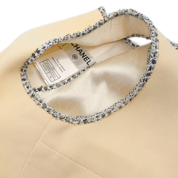 Chanel 2005 Sleeveless Top White #36