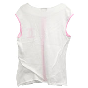 Chanel 2000 Sleeveless Top White #46