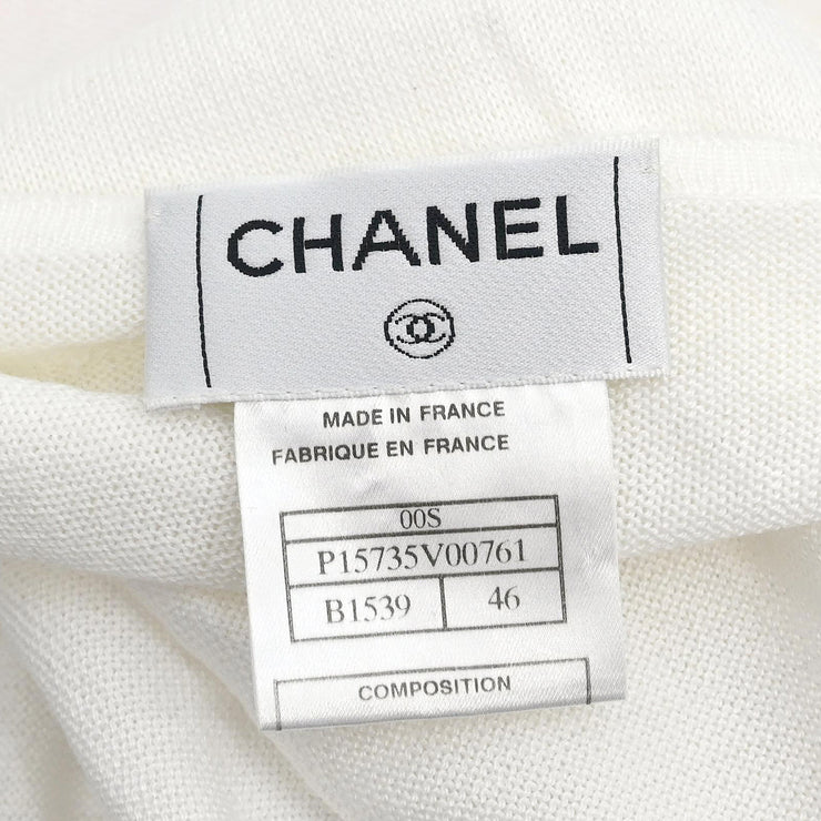 Chanel 2000 Sleeveless Top White #46