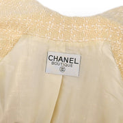 Chanel Single Breasted Jacket White