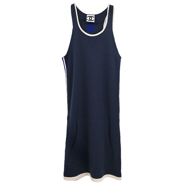 Chanel 2009 Sports Line Dress Navy #34