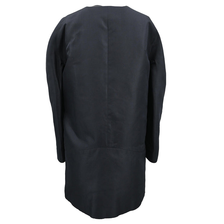 Prada Collarless Jacket Black #38