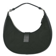 Christian Dior 2005 Black Cannage Hobo Handbag