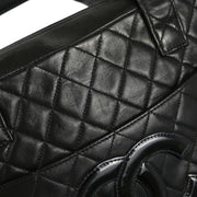 Chanel 1996-1997 Black Lambskin Handbag