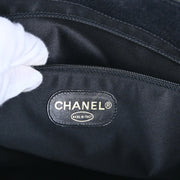 Chanel 1994-1996 Black Caviar Chain Shoulder Tote Bag