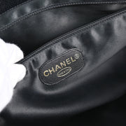 Chanel 1994-1996 Black Caviar Chain Shoulder Tote Bag