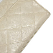 Chanel White Caviar Handbag