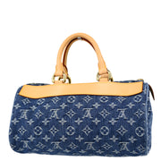 Louis Vuitton 2006 Blue Monogram Denim Neo Speedy Handbag M95019