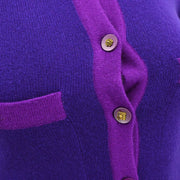 Chanel Cardigan Purple