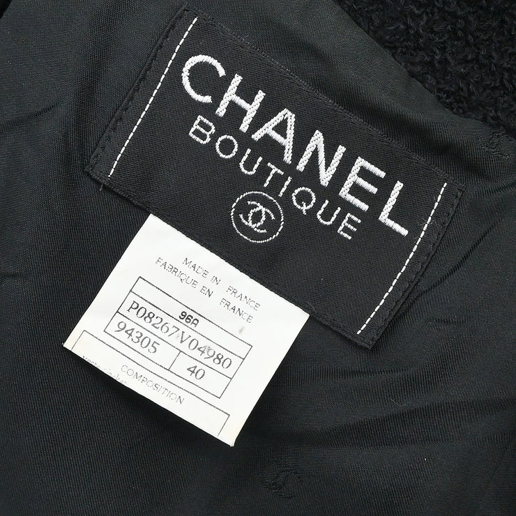 Chanel 1996 Double Breasted Jacket Black #40