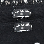 Chanel 02A Ensemble Cardigan Sleeveless Top Black