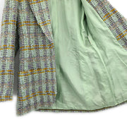 Chanel 1994 Single Breasted Jacket Light Green #38