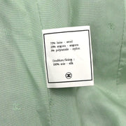 Chanel 1994 Single Breasted Jacket Light Green #38