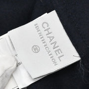 Chanel 2004 Spring Letterman Bomber Jacket Navy #36