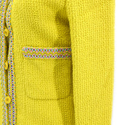 Chanel 1994 Collarless Jacket Yellow #38