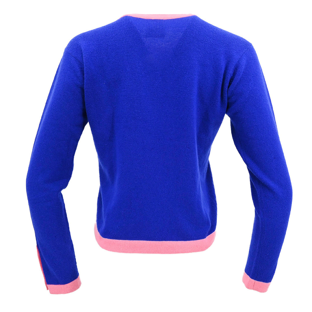 Chanel 1995 Cardigan Blue #44 – AMORE Vintage Tokyo Chanel 1995 Cardigan Blue #44 – AMORE Vintage Tokyo