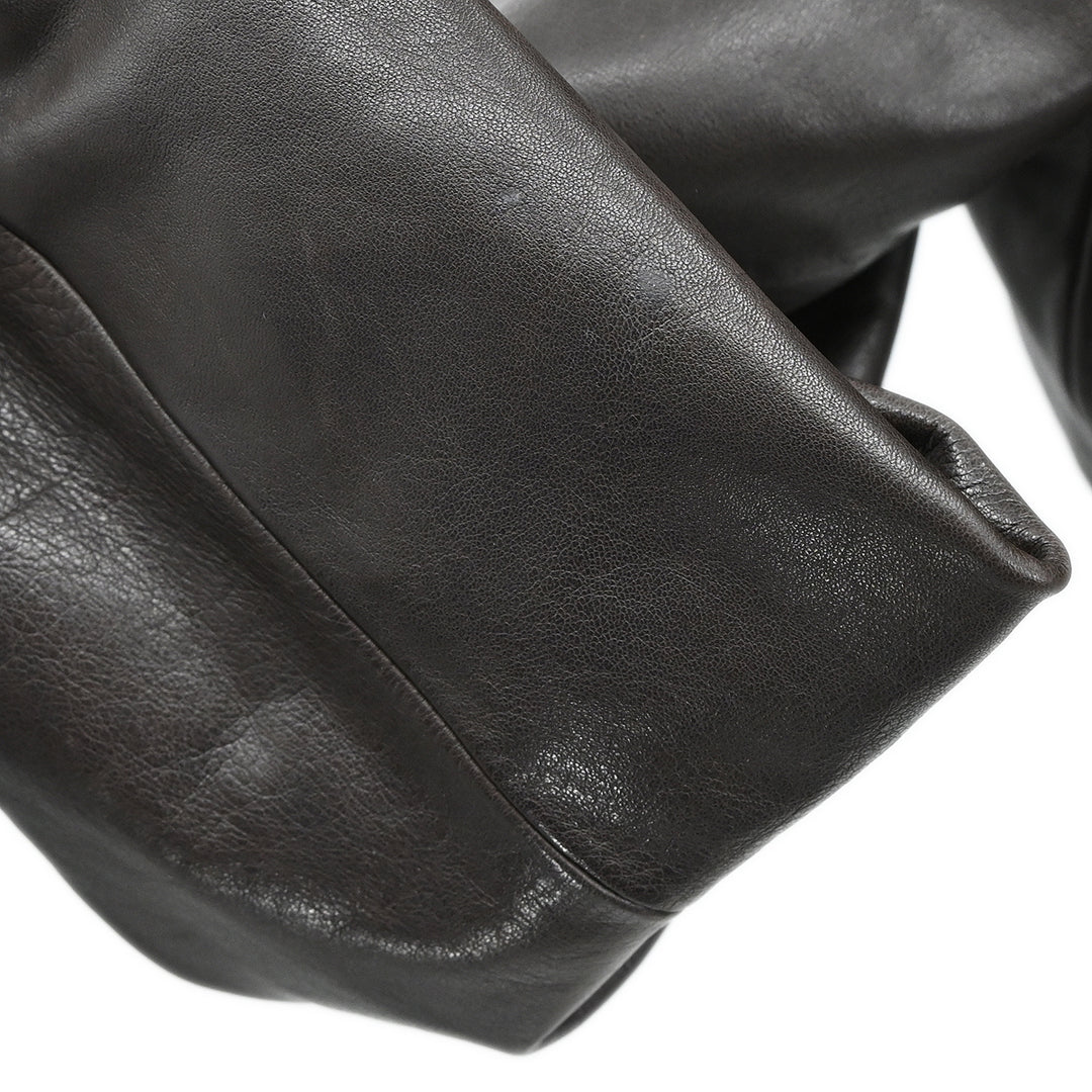 Chanel Zip Up Leather Jacket Brown – AMORE Vintage Tokyo