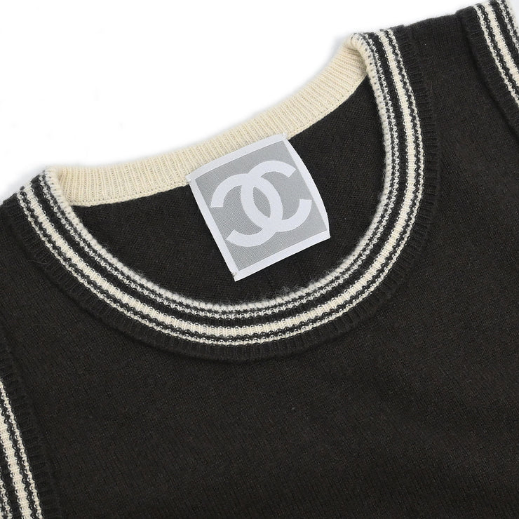 Chanel 2005 Sleeveless Top Brown #36