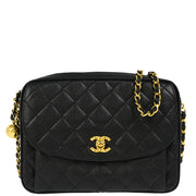 Chanel Black Caviar Camera Bag Small