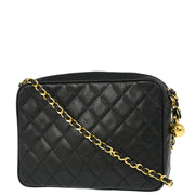 Chanel Black Caviar Camera Bag Small