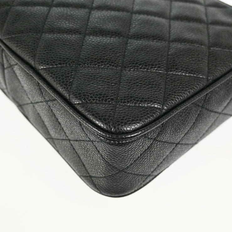 Chanel Black Caviar Camera Bag Small