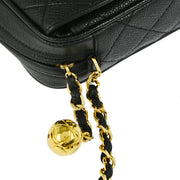 Chanel Black Caviar Camera Bag Small