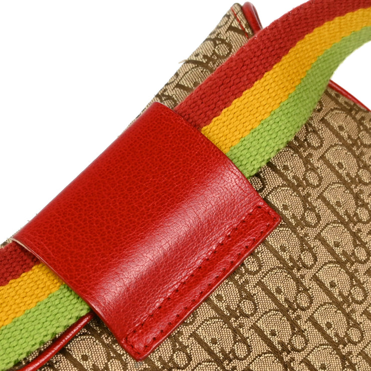 Christian Dior 2004 Rasta Trotter Saddle Belt Bum Bag