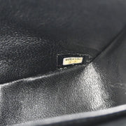 Chanel 2001-2003 Black Caviar Medium Classic Double Flap Shoulder Bag