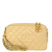 Chanel 1994-1996 Beige Lambskin Camera Bag