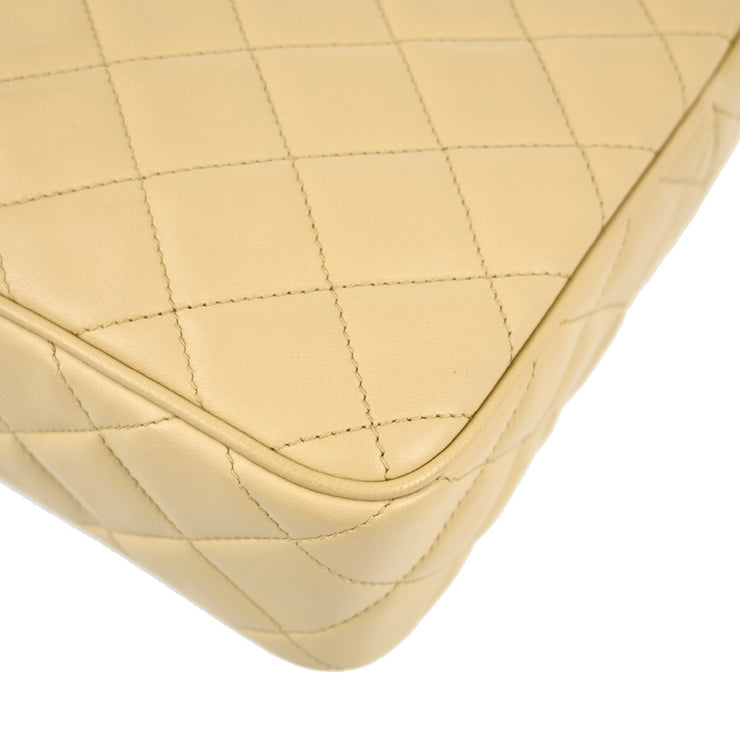 Chanel 1994-1996 Beige Lambskin Camera Bag