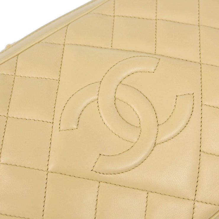 Chanel 1994-1996 Beige Lambskin Camera Bag