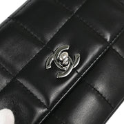 Chanel Black Lambskin Choco Bar Shoulder Bag