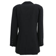 Chanel 1997 Single Breasted Jacket Black #42