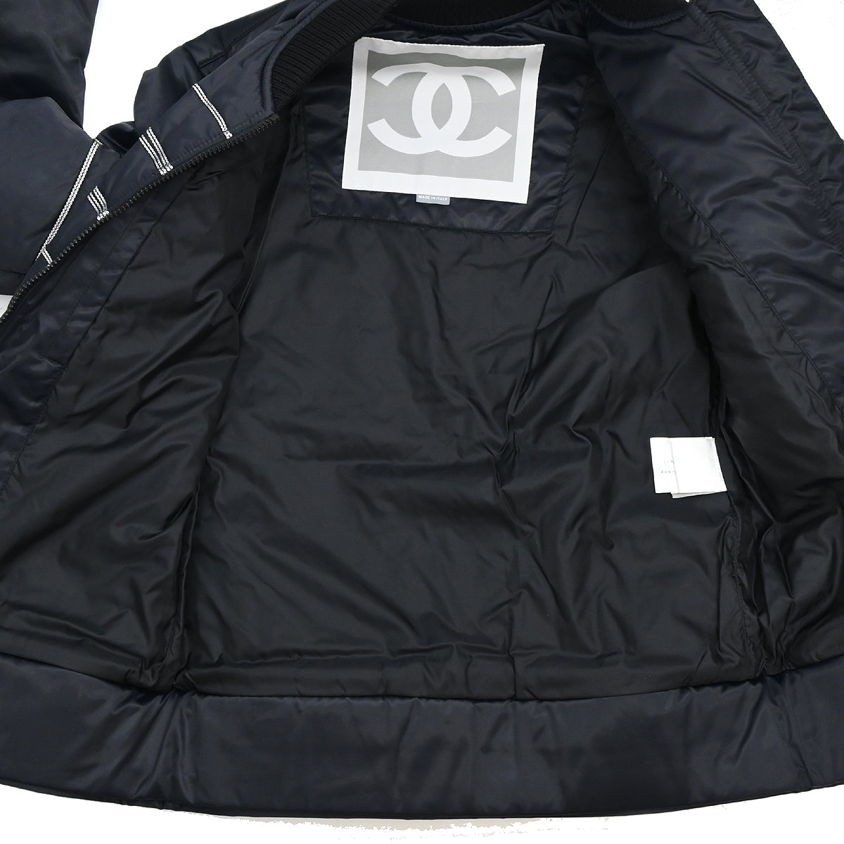 Chanel 2006 Sports Line Zip Up Jacket Black #36 – AMORE
