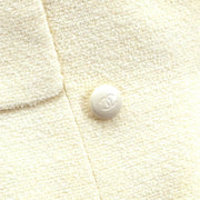 Chanel 1997 Double Breasted Jacket White #38